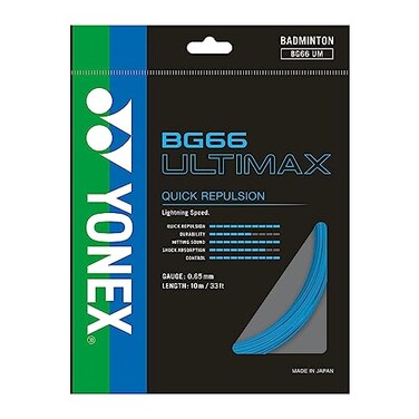YONEX BG 66 Ultimax Badminton StringBlue