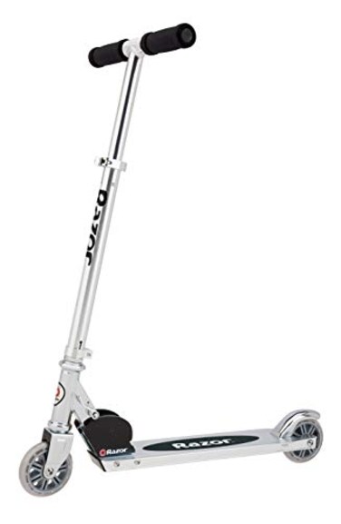 Razor A Kick Scooter for Kids Lightweight Foldable Aluminum Frame and Adjustable Handlebars