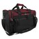 DALIX 17 Duffle Bag Front Mesh Pockets in Maroon