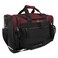 DALIX 17 Duffle Bag Front Mesh Pockets in Maroon