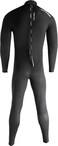 Cressi Mens 1 mm Neoprene Wetsuit BlackGrey Large BackZip Seal for Scuba Suit Abrasion Knees for Dive Gear Flex Neoprene for Surfing