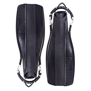 Dive Rite XT Fins wSpring Heels Large All Black