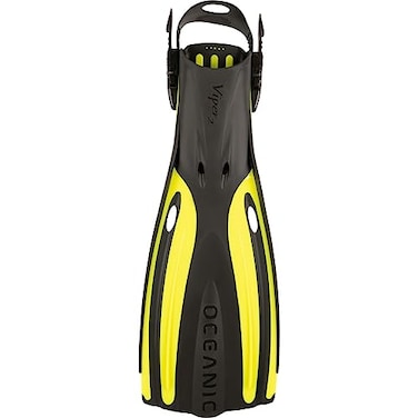 Oceanic Viper 2 Open Heel Scuba Dive Fins Neon Yellow Size Regular
