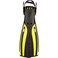 Oceanic Viper 2 Open Heel Scuba Dive Fins Neon Yellow Size Regular