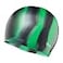 TYR Multi Silicone Cap BlackGreen