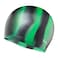 TYR Multi Silicone Cap BlackGreen