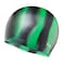 TYR Multi Silicone Cap BlackGreen