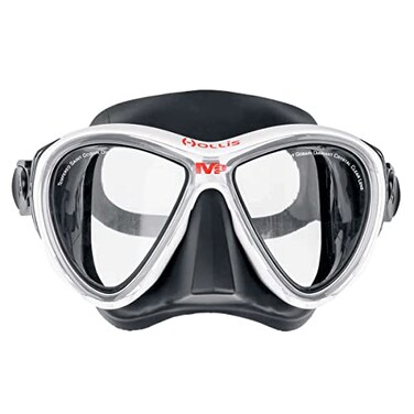 Hollis M3 Mask White Frame with Black Silicone