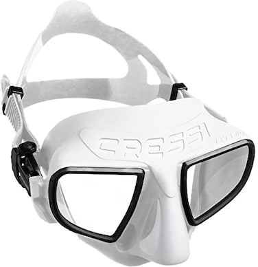 Cressi Atom WhiteBlack Clear Lens