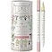 Primrosia 24 Pastel Dual Tip Markers Fine Tip and Brush Pens Perfect for art illustration drawing calligraphy and bullet journals