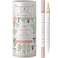 Primrosia 24 Pastel Dual Tip Markers Fine Tip and Brush Pens Perfect for art illustration drawing calligraphy and bullet journals