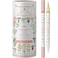 Primrosia 24 Pastel Dual Tip Markers Fine Tip and Brush Pens Perfect for art illustration drawing calligraphy and bullet journals