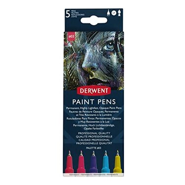 Derwent Paint Pen Palette 3 05mm Japanese Nib 5 Pens ZD2305520