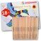 STOCKMAR Colored Pencils Triangular 18 Colors 1 Graphite Pencil