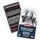 Derwent Graphic Drawing Pencils Medium Metal Tin 12 Count 34214