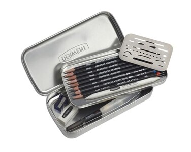 Derwent Line and Wash Sketching Set 14 Pieces Per Set 2302162