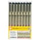 Sakura Pigma Micron pens 05 line Drawing 8 Color Set Archival ink fineliner manga pen Bible journaling Study kit