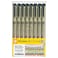 Sakura Pigma Micron pens 05 line Drawing 8 Color Set Archival ink fineliner manga pen Bible journaling Study kit
