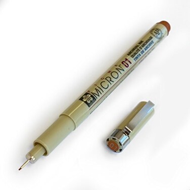 Sakura Pigma Micron Pigment Fineliners Single 01mm Brown