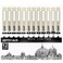 ARTEXAUS Micro Fineliner Drawing Art Pens 12 Assorted Sizes Waterproof Archival Ink Art Supplies for Adults Sketching Calligraphy Technical Illustrators