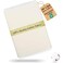 Craftido19 Options100 Cotton Fabric by The Yard in Solid Color 44Wide by 3yd 9 ft Medium Weight 52 ozSoft Cotton for Quilting Sewing Crafts Binding Backing and Lining Ivory White