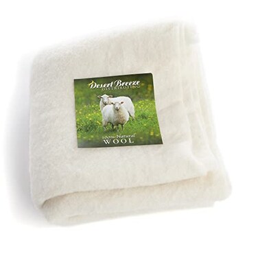 Desert Breeze Distributing Pure Merino Wool Extra Fine Pre Felt Fabric for Craft Needle Felting Wet Felting 19 Micron Natural Ecru Color 36 x 59 inches