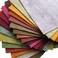 Over the River Felt 21 Felt Sheets 6X12 inch Fall Colors Collection Made in USA Merino Wool Blend Felt