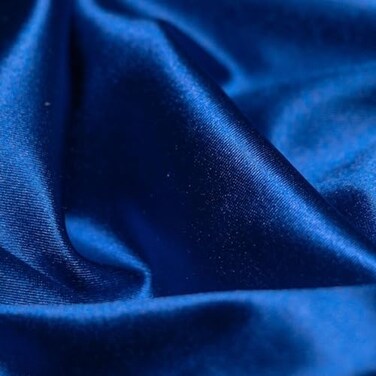 Ice Fabrics 4 Way Stretch Silky Spandex Satin Fabric by The Yard 60 Wide Shiny Satin Spandex Fabric for Dresses Active Wear Yoga Pants Table Cloth Thick and Heavy Royal Blue 1 Yard