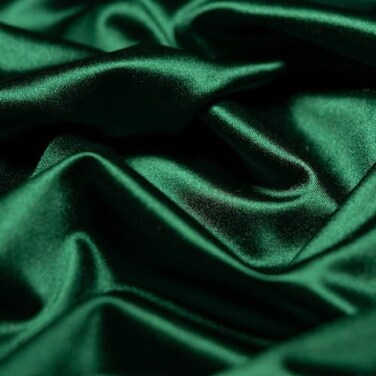 Ice Fabrics 4 Way Stretch Silky Spandex Satin Fabric by The Yard 60 Wide Shiny Satin Spandex Fabric for Dresses Active Wear Yoga Pants Table Cloth Thick and Heavy Hunter Green 1 Yard