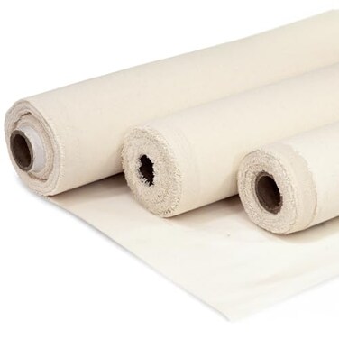 Barcelonetta Canvas Fabric Cotton Duck Heavy Natural 10oz 62 Wide Arts Crafts Backings Covers Placemats 1 Yard