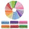 BDS-HOME 98X 98 42Pcs Cotton Print Fabric Bundle Squares PreCut Multicolor Design Printed Quilting Sewing Floral for Quilting Patchwork DIY Craft Scrapbooking Cloth RedYellowGreenBluePinkPurple