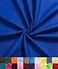Barcelonetta Poly Cotton Fabric for Sewing Broadcloth Fabric by the Yard 60 Wide Roll Lightweight Breathable Lining Home Textile Skirts Tote Bags Royal 2 Yard