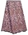SanVera17 Manual Beading Glitter Stone African Lace Net Fabrics Nigerian Fabric Embroidered and Guipure Cord Lace for Party Wedding Light Purple 5 Yards