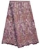 SanVera17 Manual Beading Glitter Stone African Lace Net Fabrics Nigerian Fabric Embroidered and Guipure Cord Lace for Party Wedding Light Purple 5 Yards