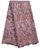 SanVera17 Manual Beading Glitter Stone African Lace Net Fabrics Nigerian Fabric Embroidered and Guipure Cord Lace for Party Wedding Light Purple 5 Yards