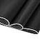 ToLanbbt PU Fabric Material 2 Yards 54 x 72 Faux Synthetic Leather Sheets 12mm Thick Perfect for Upholstery DIY Crafts Hat Making Hair Crafts Making Sewing Black