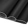 ToLanbbt PU Fabric Material 2 Yards 54 x 72 Faux Synthetic Leather Sheets 12mm Thick Perfect for Upholstery DIY Crafts Hat Making Hair Crafts Making Sewing Black