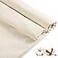 Zoblise 100 Cotton Muslin Fabric 5 Yards x 63 Natural Color Muslin 100 Cotton Fabric Natural Unbleached for Sewing Draping Material