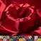 Ice Fabrics Stretch Charmeuse Satin Fabric by The Yard 5860 Wide Silky Smooth Charmeuse Fabric by The Yard for Sewing Apparel Dresses Night Gowns Tablecloths More Red 2Yards