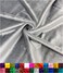 Barcelonetta Stretch Velvet Fabric Luxury Soft Velvet Fabric 60 Wide Roll 10 Spandex Sewing Apparel Upholstery Silver 2 Yards