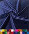 Barcelonetta Stretch Velvet Fabric Luxury Soft Velvet Fabric 60 Wide Roll 10 Spandex Sewing Apparel Upholstery Navy 2 Yards