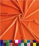 Barcelonetta Stretch Velvet Fabric Luxury Soft Velvet Fabric 60 Wide Roll 10 Spandex Sewing Apparel Upholstery Orange 2 Yards