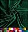Barcelonetta Stretch Velvet Fabric Luxury Soft Velvet Fabric 60 Wide Roll 10 Spandex Sewing Apparel Upholstery Hunter Green 2 Yards
