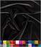 Barcelonetta Stretch Velvet Fabric Luxury Soft Velvet Fabric 60 Wide Roll 10 Spandex Sewing Apparel Upholstery Black 2 Yards