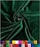 Barcelonetta Stretch Velvet Fabric Luxury Soft Velvet Fabric 60 Wide Roll 10 Spandex Sewing Apparel Upholstery Hunter Green 1 Yard
