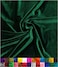 Barcelonetta Stretch Velvet Fabric Luxury Soft Velvet Fabric 60 Wide Roll 10 Spandex Sewing Apparel Upholstery Hunter Green 1 Yard