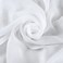 Qidkeo White Chiffon Fabric by The Yard 59 Wide10 Yards Continuous