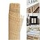 Hart Pantry Rattan Cane Webbing Roll 24 x 24 Square Radio Weave Rattan Fabric for Furniture DIY Durable Natural Caning Material for Cabinet Door Inserts Decor Crafts