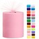 Miegecha Tulle Rolls 6 by 100 Yards 300 feet Tulle Roll Spool Fabric for DIY Tutu Skirts Wedding Baby Shower Crafts Decorations Party Supplies Pink