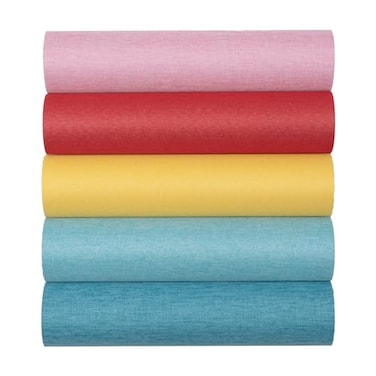 HHZZMIAO 10pcs Book Cloth14x10Fabric Surface and Paper Backed for Book Binding Fabric5 Colors Bookbinding Cloth for DIY Book CoverBookbinding Paper Style C